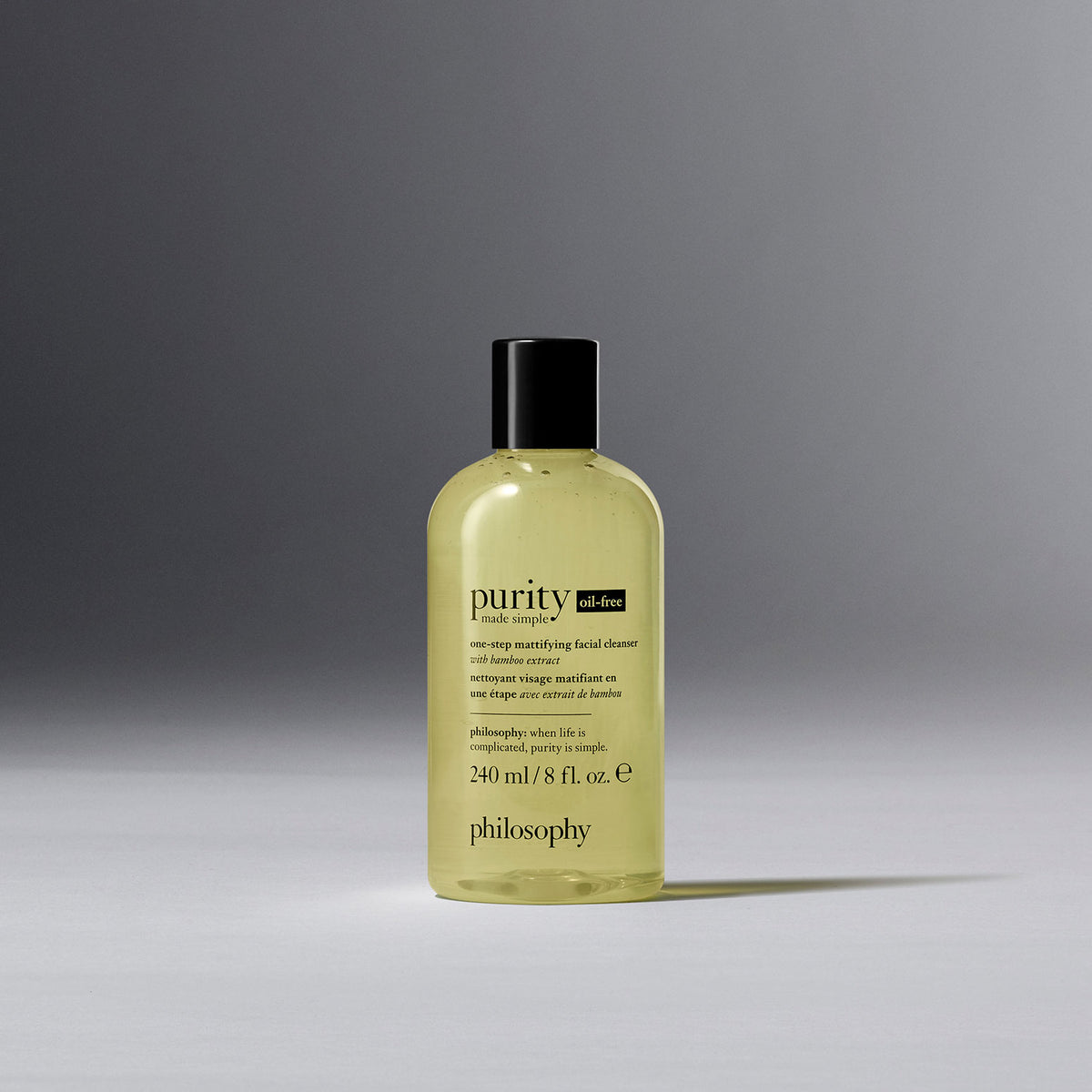 one-step mattifying facial cleanser