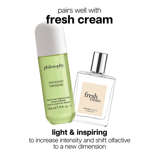 pistachio paradise & fresh cream duo