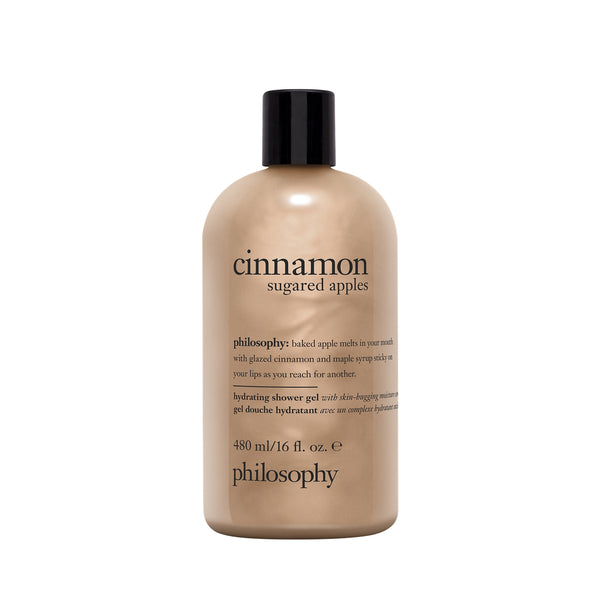 cinnamon sugared apples hydrating shower gel