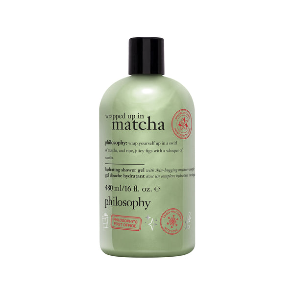 wrapped up in matcha hydrating shower gel
