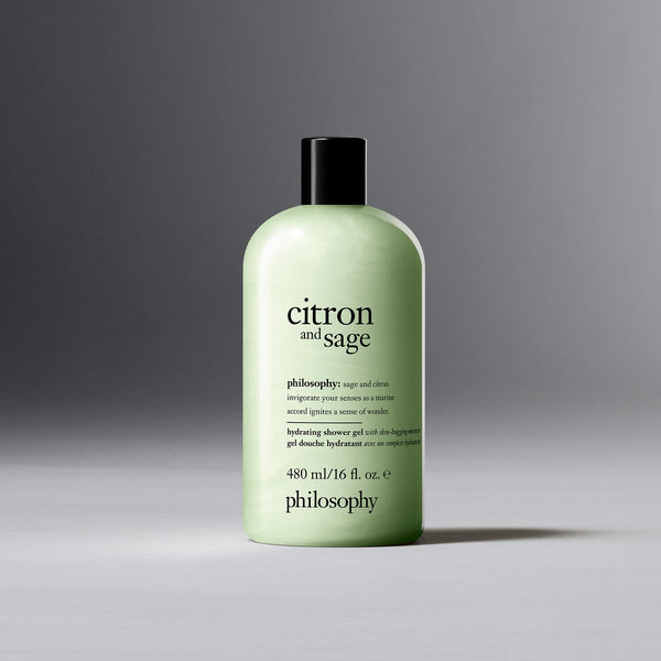 citron and sage hydrating shower gel