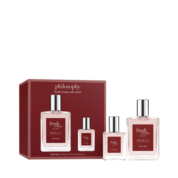 fresh cream soft velvet  duo eau de toilette gift set